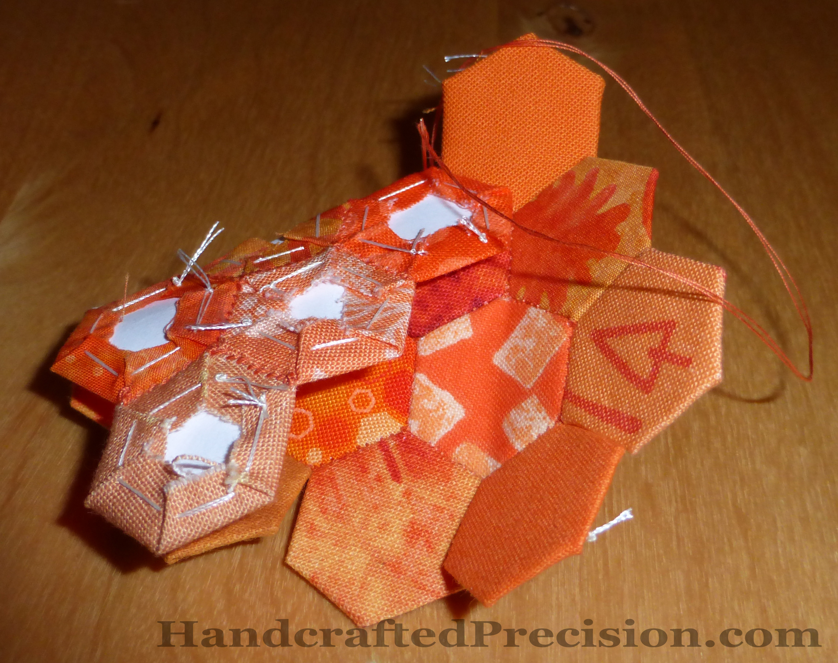 Orange Hex Diamond Progress